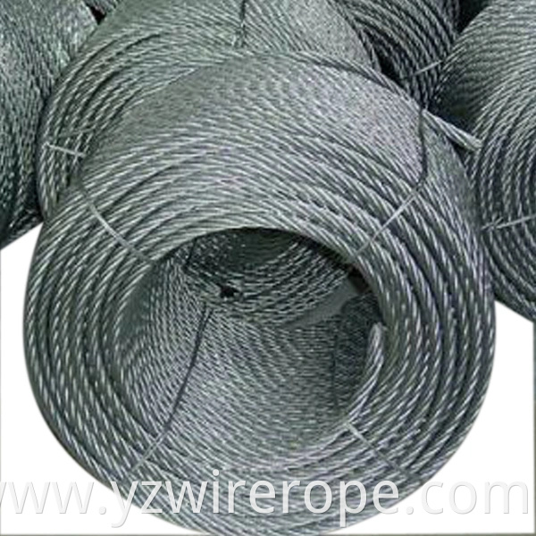 Good Quality Galvanized Steel Wire Ropes 6x24 Fc 6x12 7fc 6x19 Fc 6x37 Fc With Fibre Core2